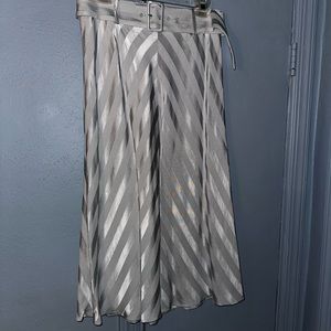 Intermix blue silky midi skirt size 8